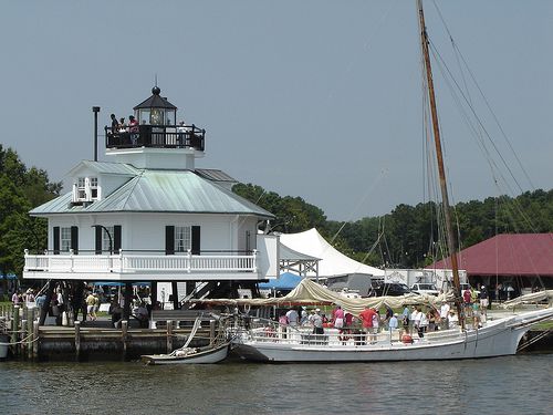 Hooper St. Michael's, Maryland, Strait Lighthouse at the Chesapeake Bay Maritime Museum