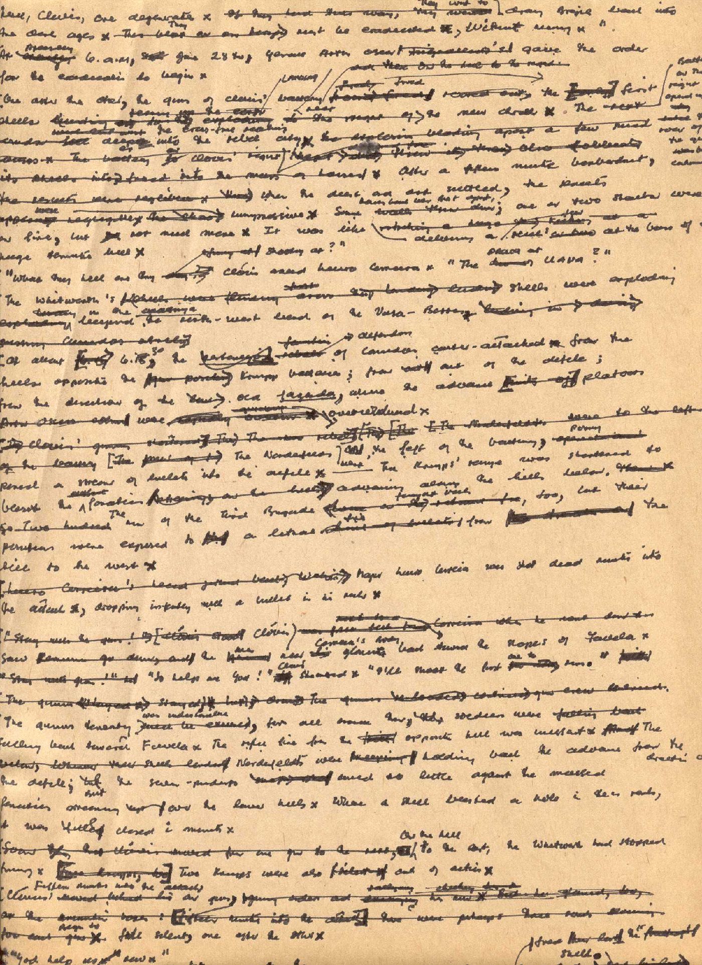 Original manuscript for the epic of Brazil by Errol Lincoln Uys