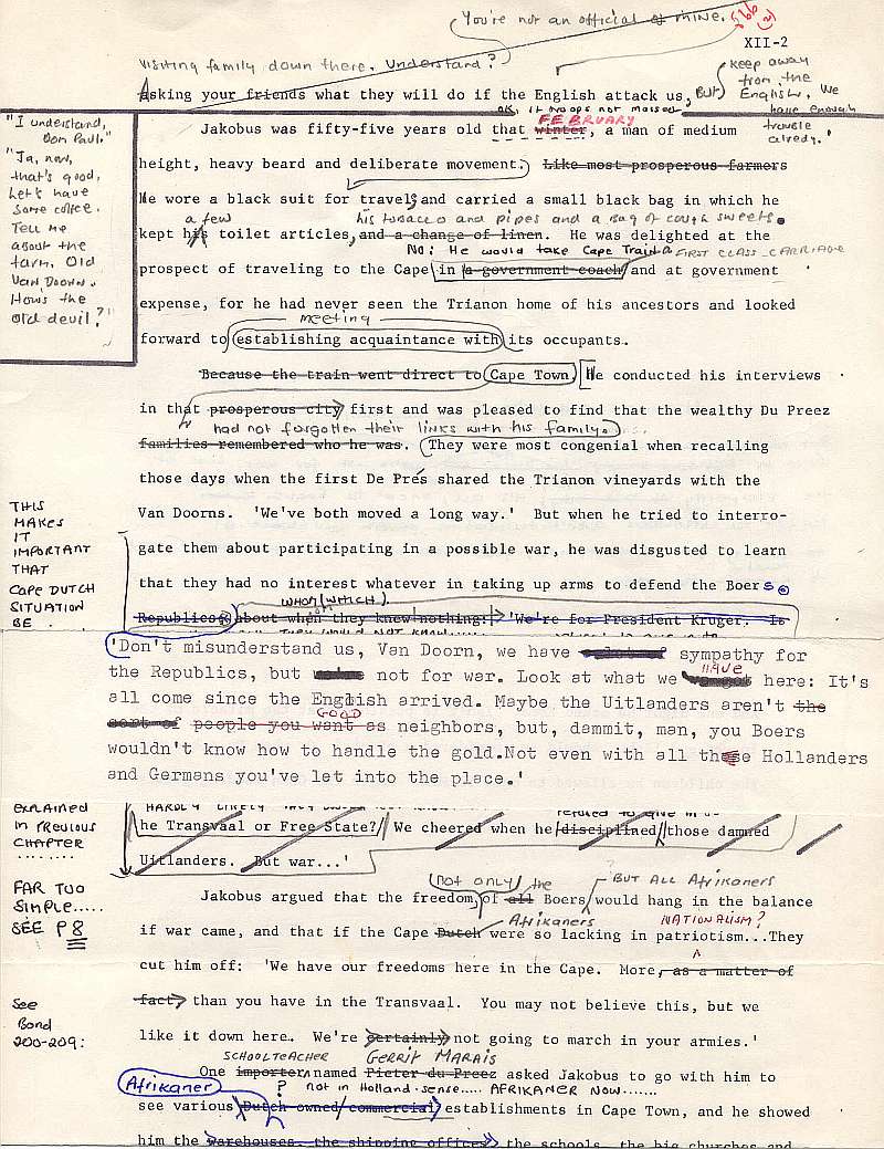 Michener - Covenant - Boer War Commando Draft 2