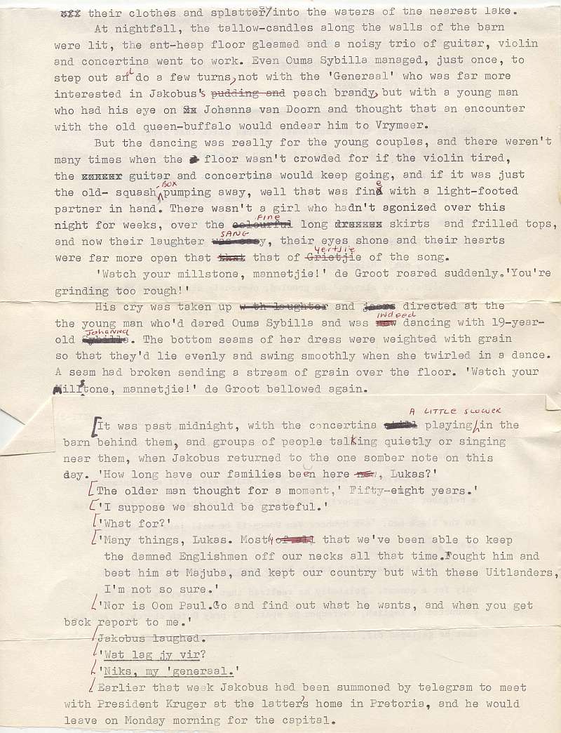 Michener - Covenant - Boer War Commando Uys Draft 2
