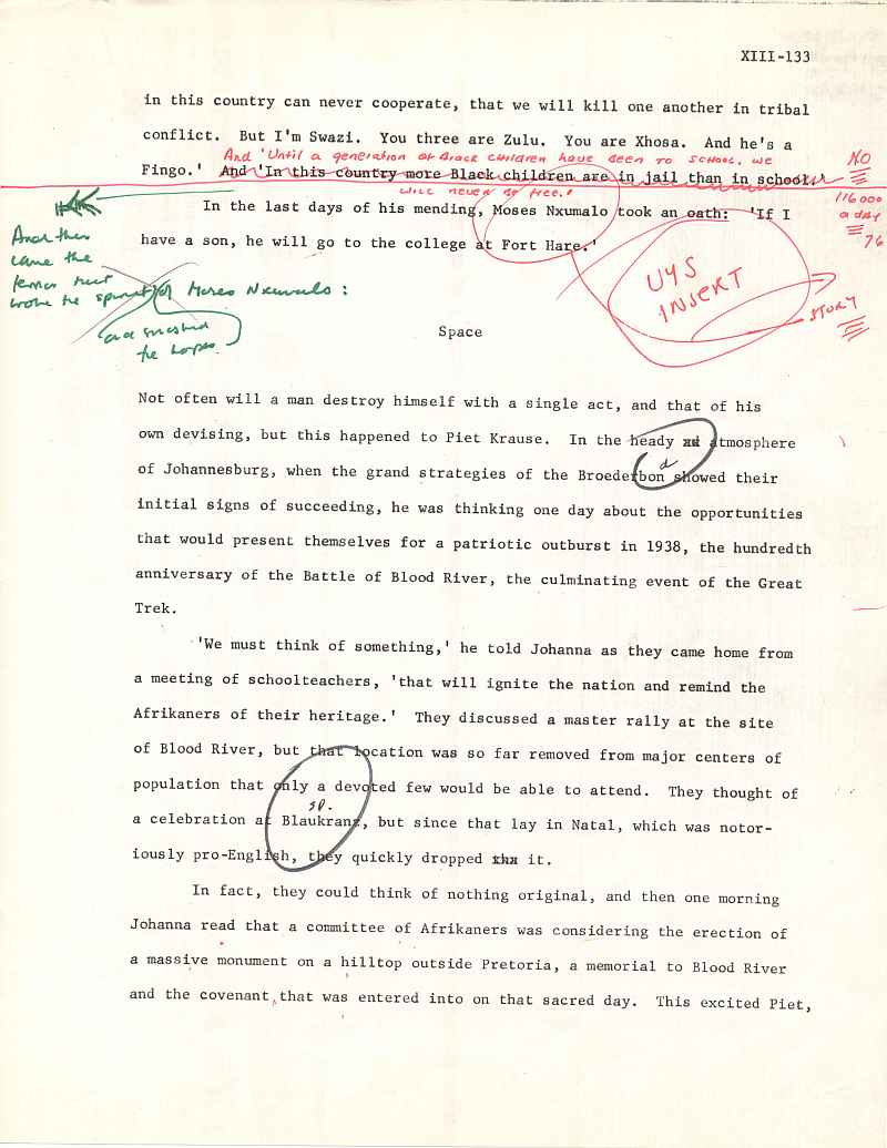 Michener - Covenant - Moses Nxumalo draft 2