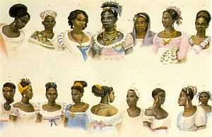 African women in Brazil,18th century, [19]