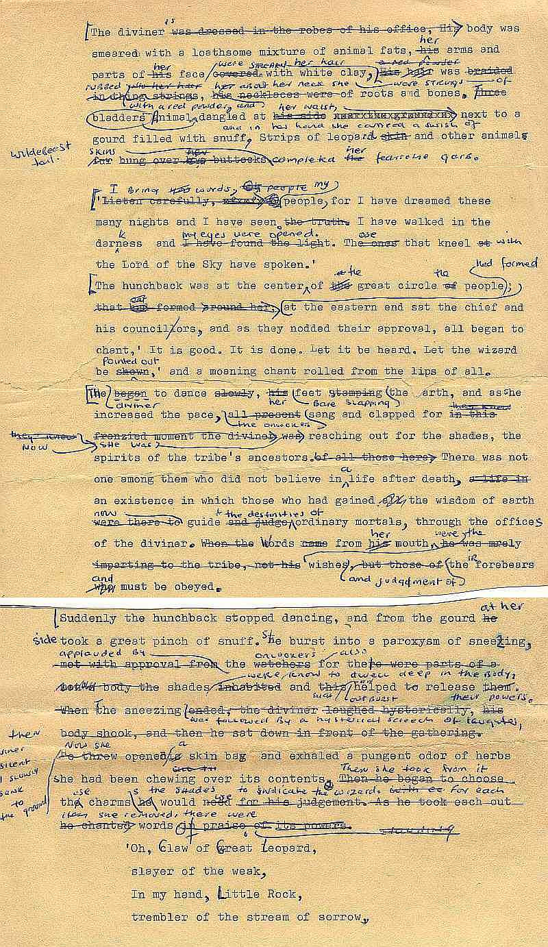 Michener Covenant - Uys Shaka Zulu Typed  Draft 2