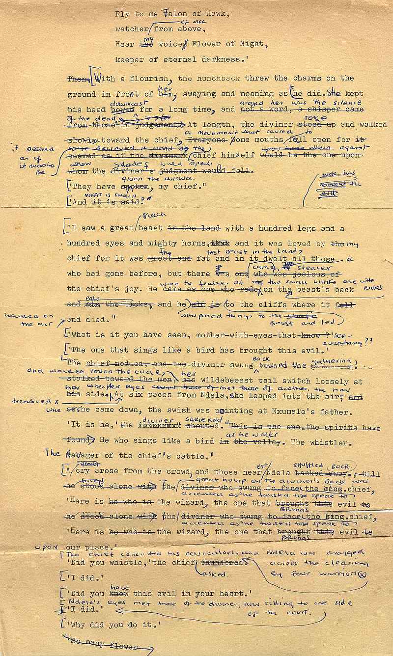 Michener Covenant - Uys Shaka Zulu Typed  Draft 3