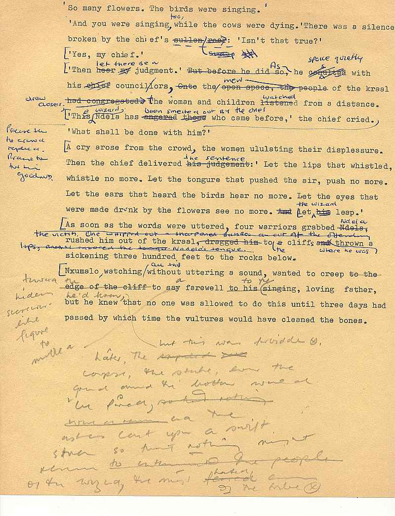 Michener Covenant - Uys Shaka Zulu Typed  Draft 4