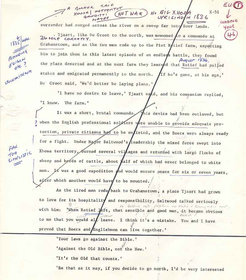 Michener - Voortrekkers First Draft 1