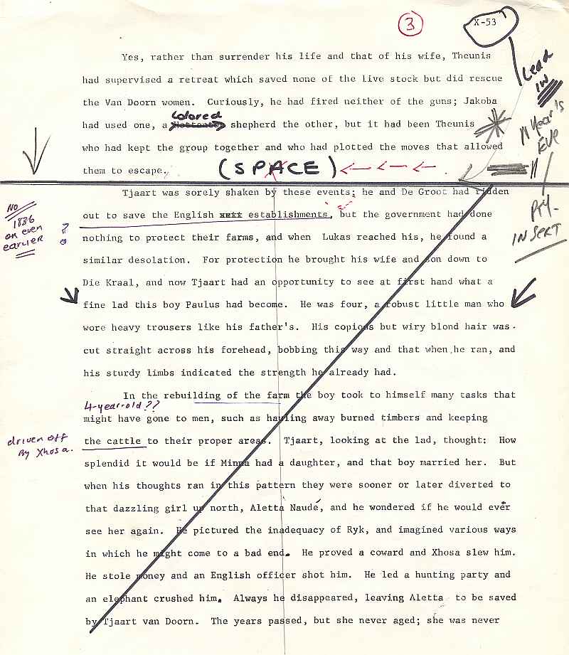 Michener - Voortrekkers First Draft 3