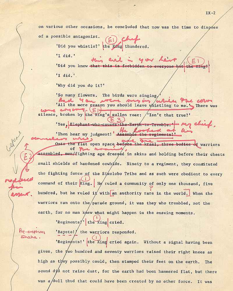 Michener - Shaka Zulu First Draft 2