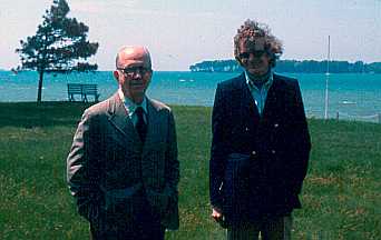 James A. Michener and  Errol Lincoln Uys