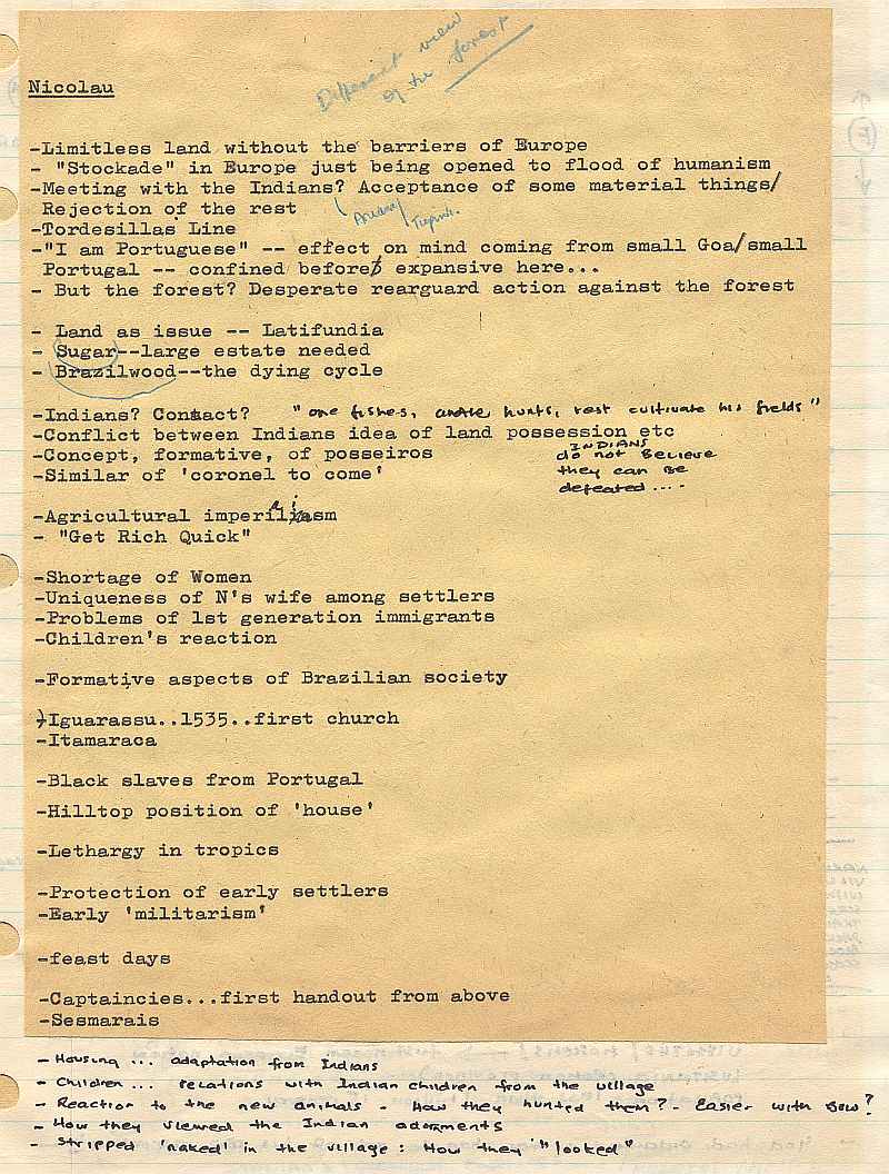 Brazil Research Notes Nicolau Cavalcanti 1