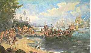 Pedro Alvares Cabral, landing, Brazil 1500 [17]