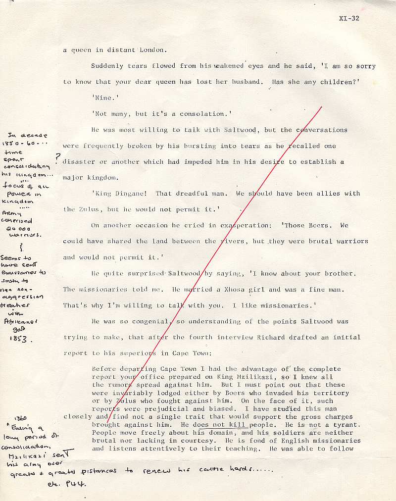 James Michener's Covenant - Michener Draft Saltwood 3