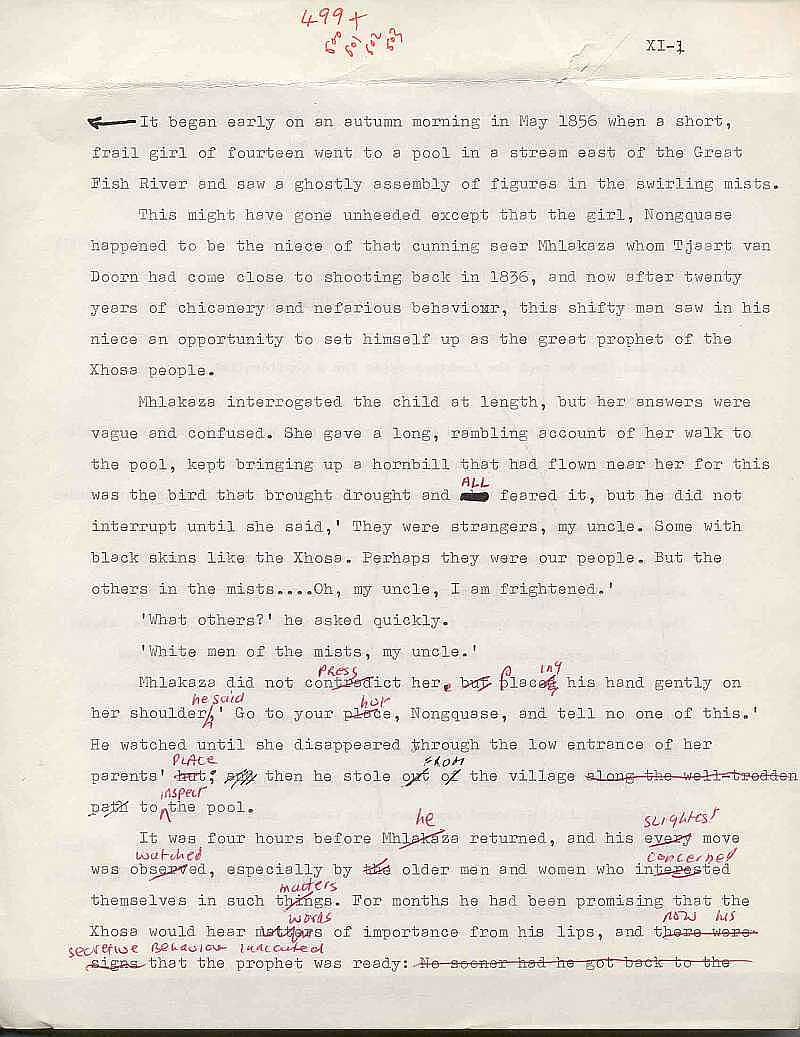 Michener Covenant - Uys Typed Draft 1