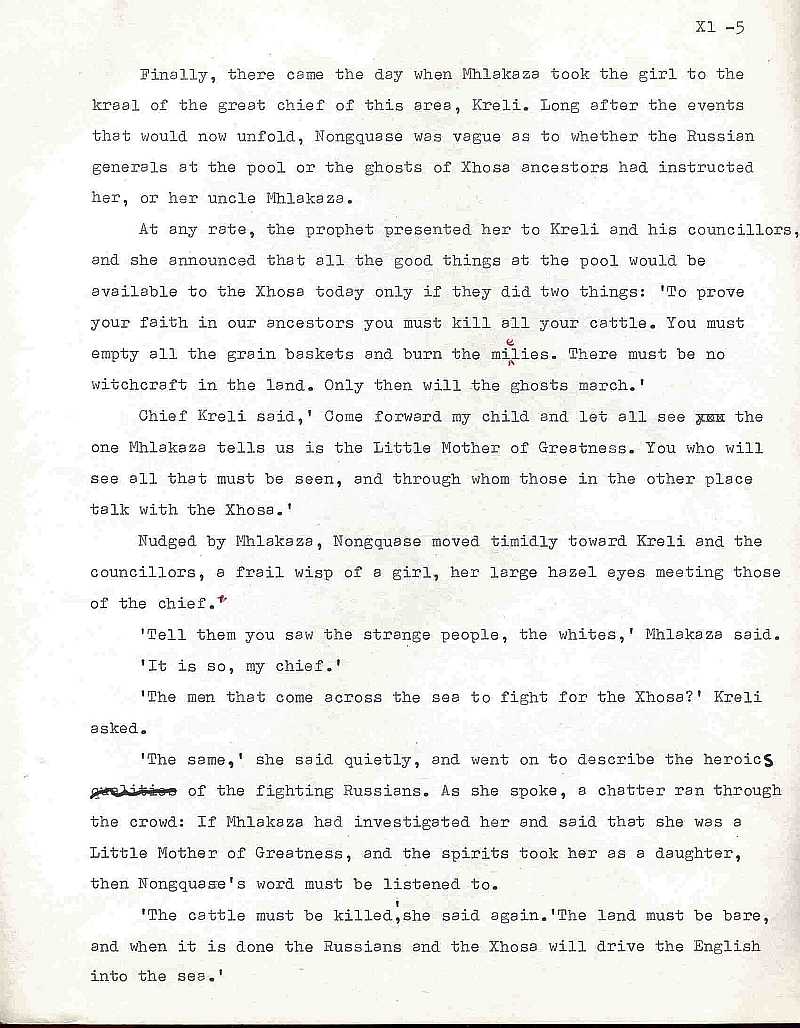 Michener Covenant - Uys Typed Draft 5