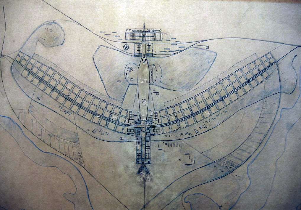 Pilot Plan of  Brasília. Lucio B. Costa April 1958.