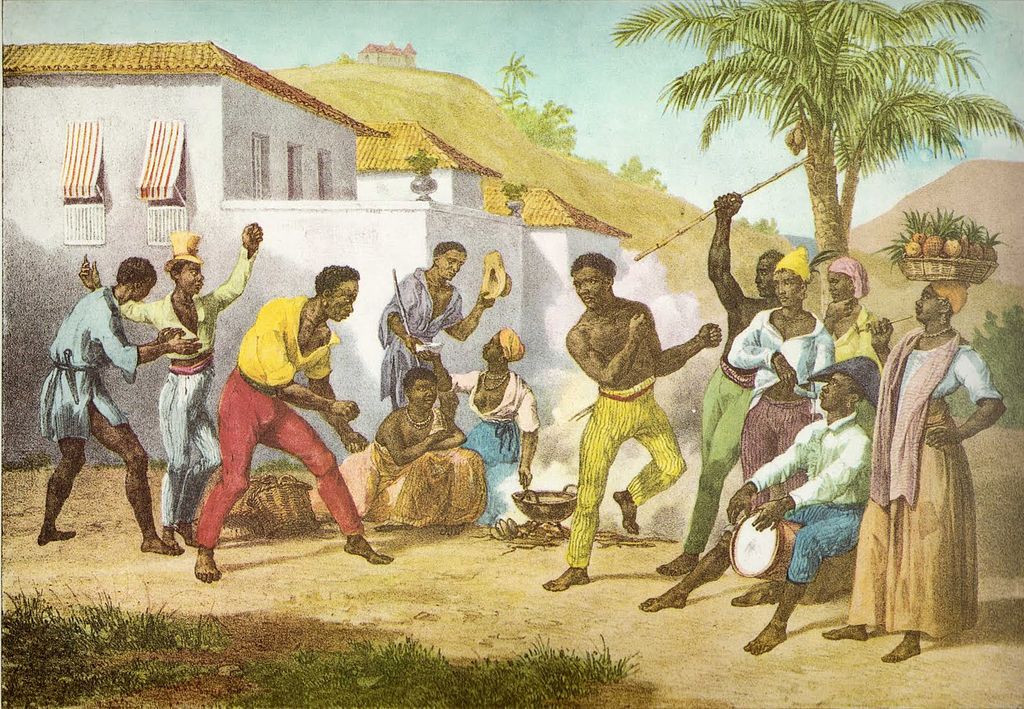 Capoeira or the Dance of War by Johann Moritz Rugendas, 1835