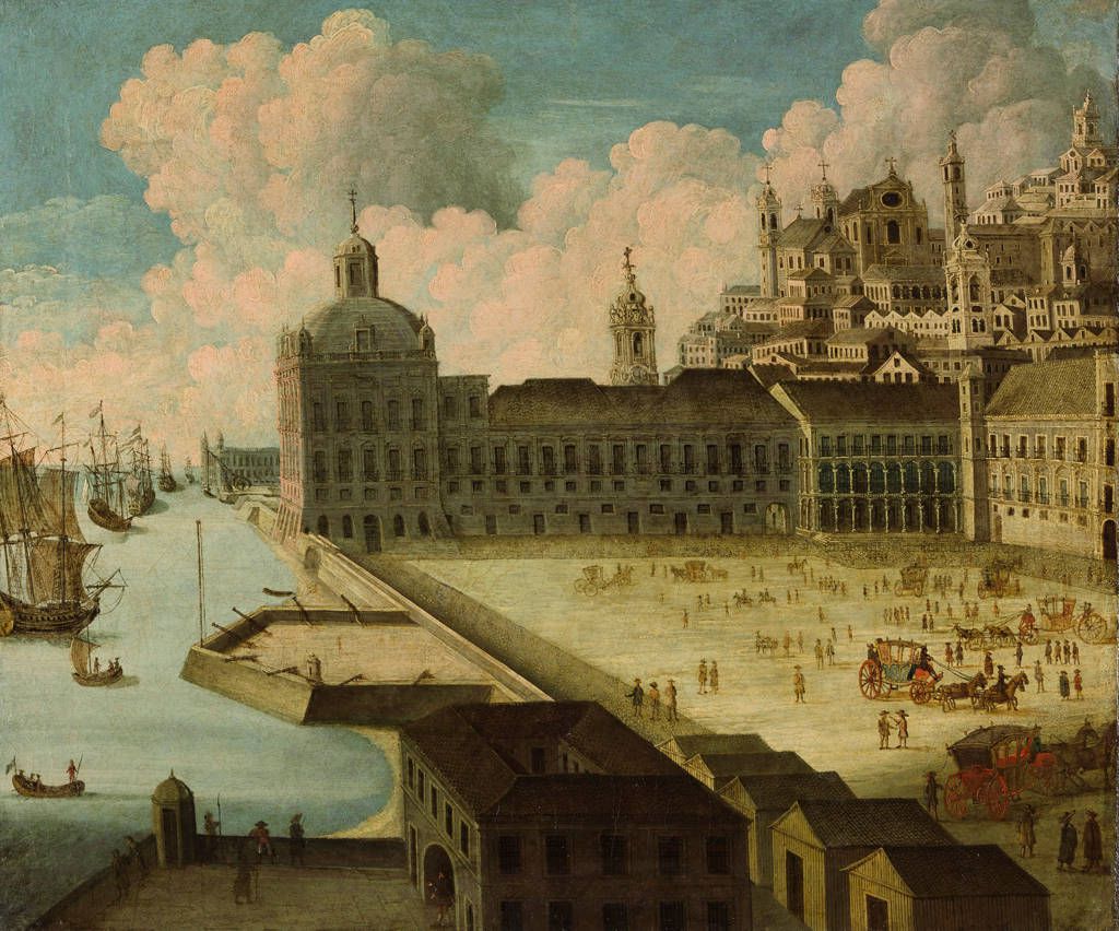  Terreiro do Paço (Palace Square) and the Ribeira Royal Palace, prior to their destruction in the 1755 Lisbon earthquake.