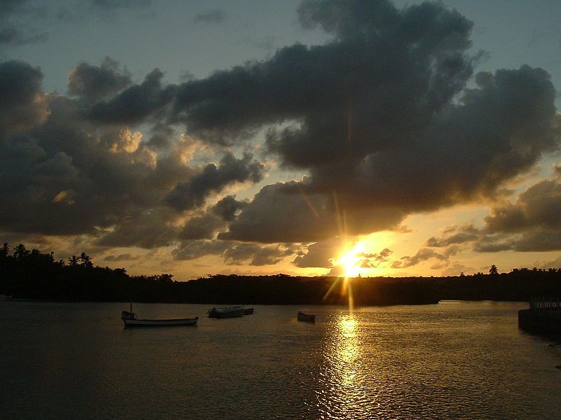 Foz do rio Jaguaribe, na Ilha de Itamaracá - Anzio Silva