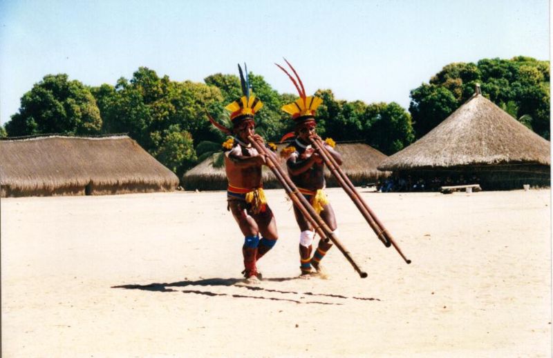Aldeia Kamaiurá, Alto-Xingu - Noel Villas Bôas 1998