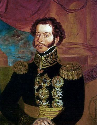 Pedro I at age 27 during his trip to Salvador, Bahia province, March 1826  -- Antônio Joaquim Franco Velasco