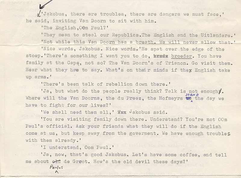 Errol Lincoln Uys, original draft from Venloo Commando chapter, The Covenant (4)