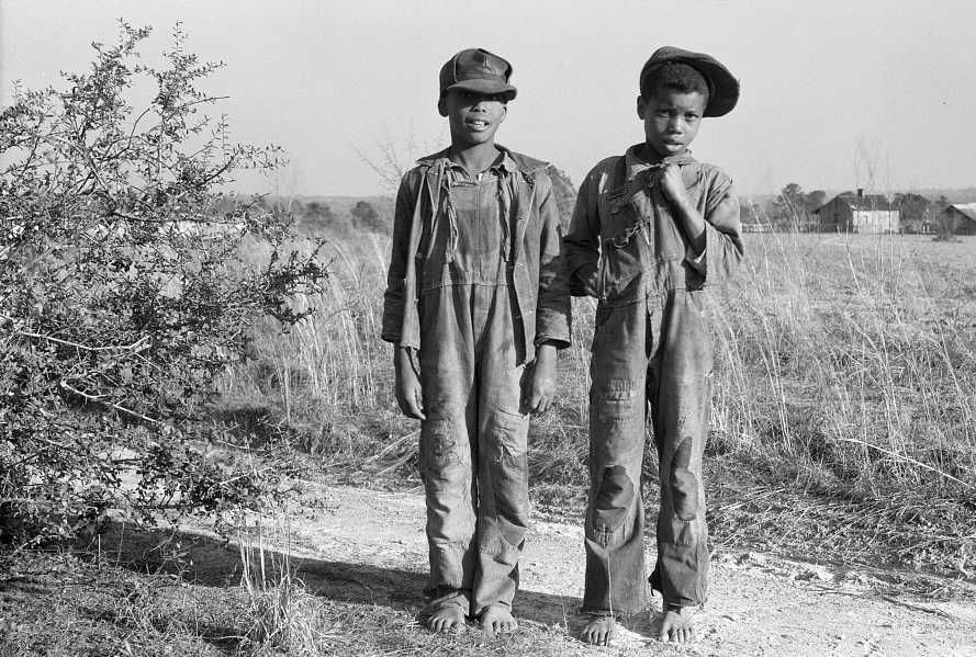 Sharecropper's sons - Arthur Rothstein  FSA/Library of Congress Collection