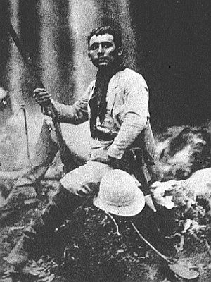 A young Cândido Rondon in the Amazon