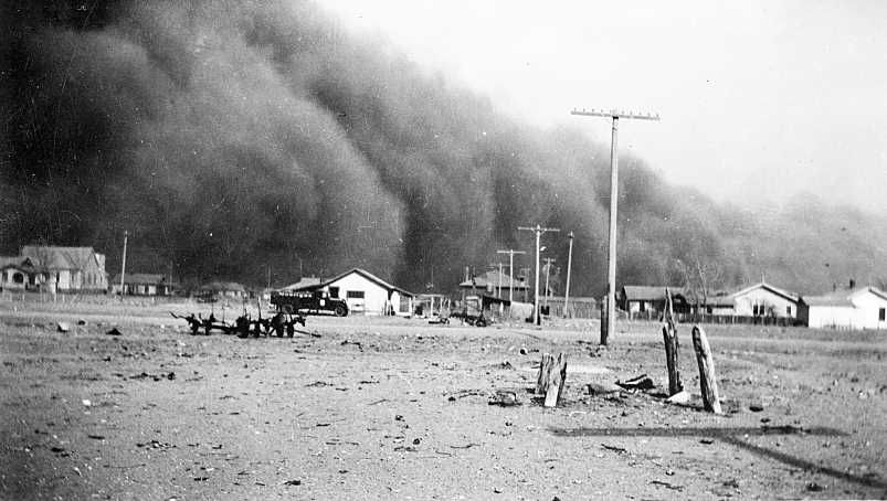  Dust storms, Baca County, Colorado  Photo: D.L. Kernodle