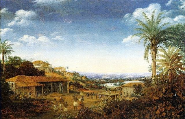17th century engenho, Pernambuco, Brazil - Frans Post