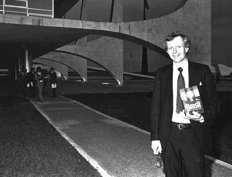 Errol Lincoln Uys, author of Brazil, in Brasilia, 1987