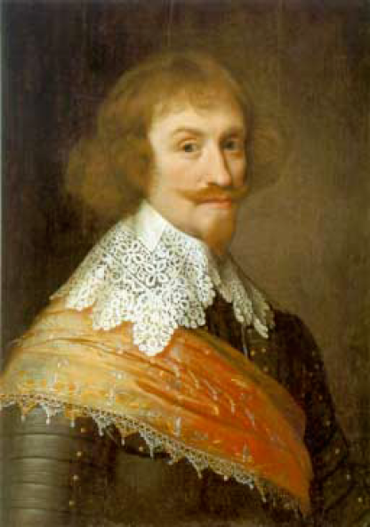 Jean-Maurice of Nassau-Siegen (or Johann Moritz von Nassau-Siegen), 1603-1679, general governor of the Dutch colonies in Brazil. - 1637 painting probably by Michiel van Mierevelt