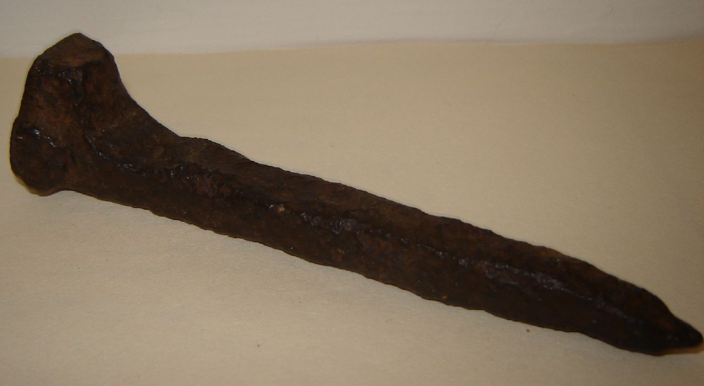 Railroad spike  from abandoned Madeira-Mamoré railroad