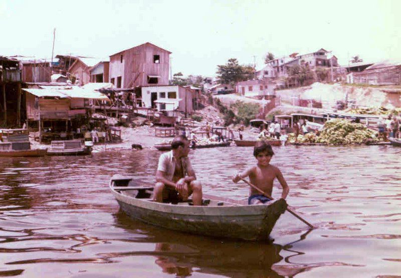 Approaching Manaus, Brazil