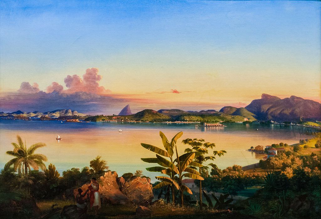 Rio de Janeiro by Alessandro Cicarelli 1844 | Wikipedia Commons