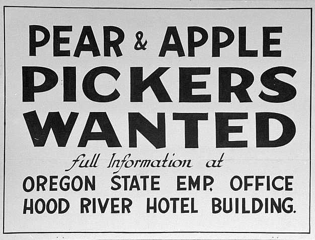 Sign, Hood River, Oregon Photo: Russell Lee