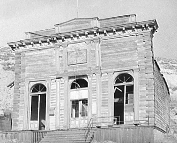 Silver City Miners' Union Hall Photo: Arthur Rothstein