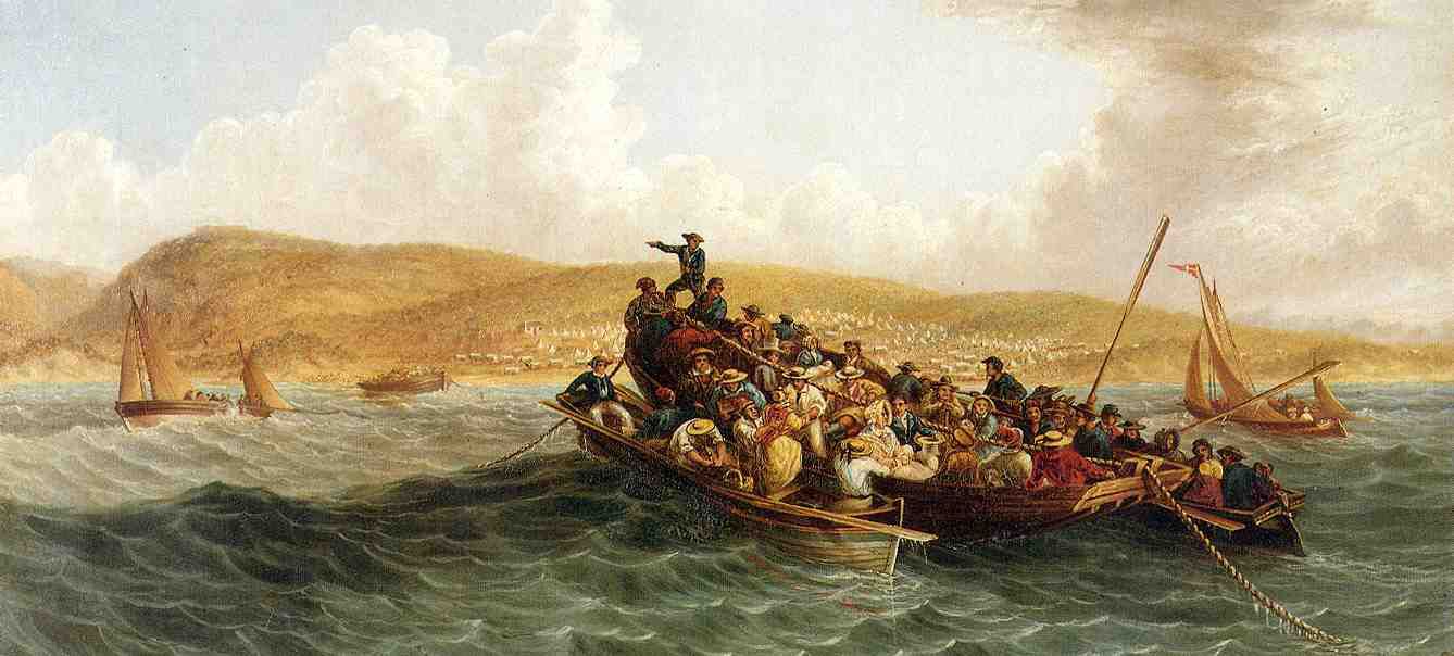 1820 British settlers landing in South Africa - Thomas Baines