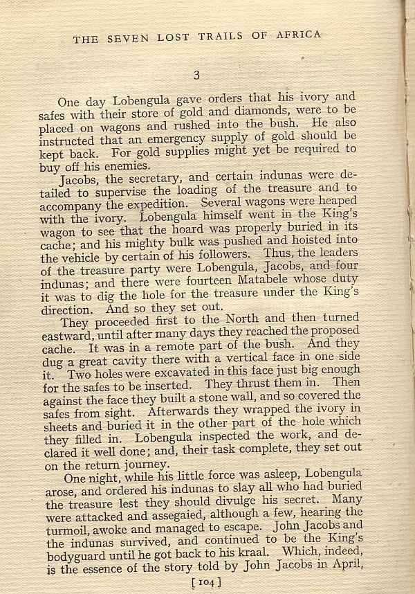 How Lobengula hid his treasure - Hedley Chilvers