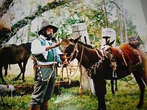 Brazilian tropeiro or muleteer