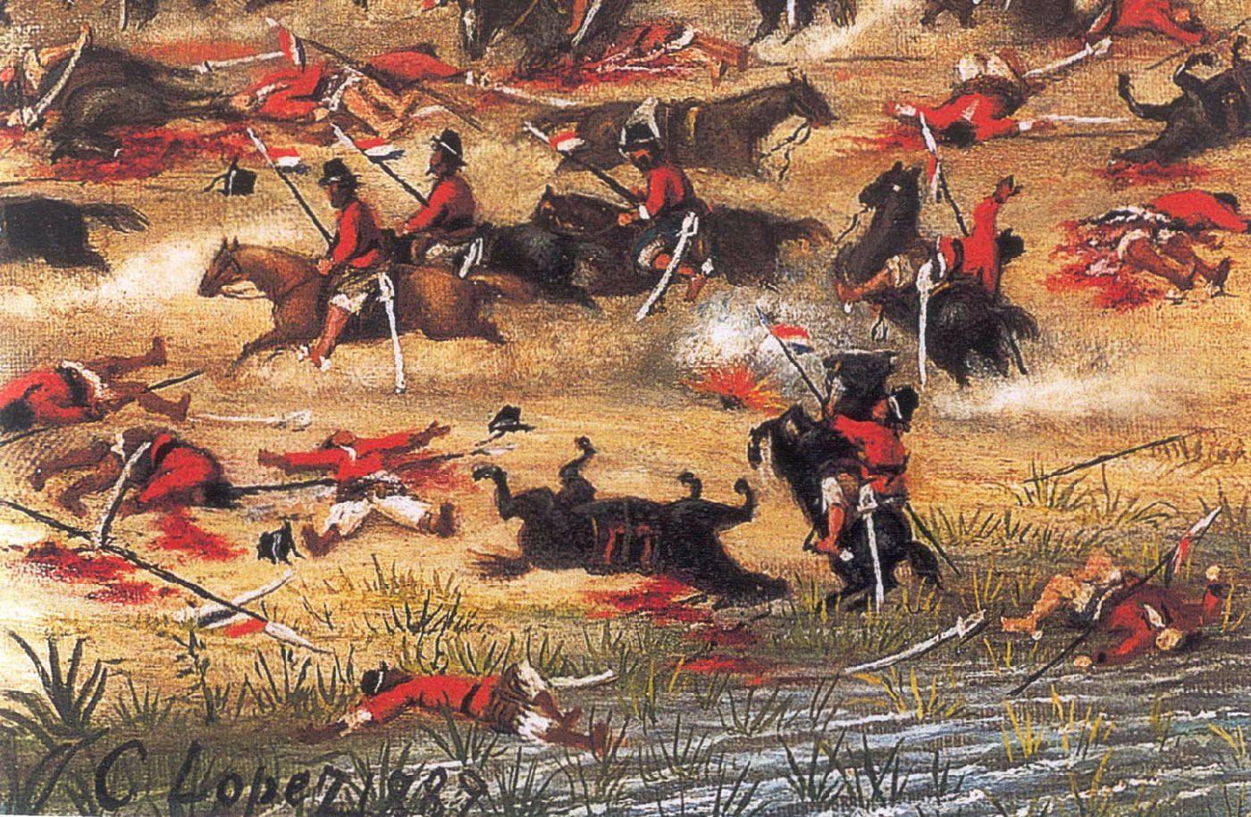 Battle of Tuyuti - Candido Lopez 