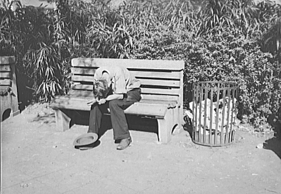 Down and out youth in Washington DC during the GReat Depression