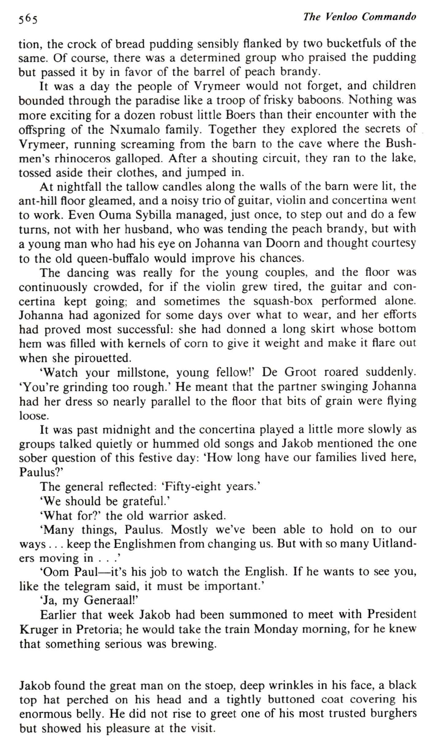 The Venloo commando on eve of South African war - The Covenant - James A Michener (2)