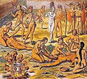 Cannibals, 16th Century, Brazil, dismemberment [12]